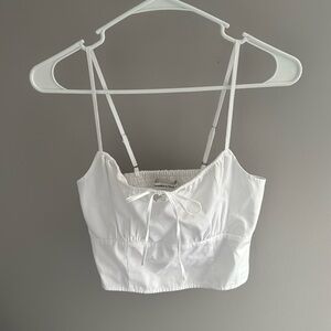 White Abercrombie tank top